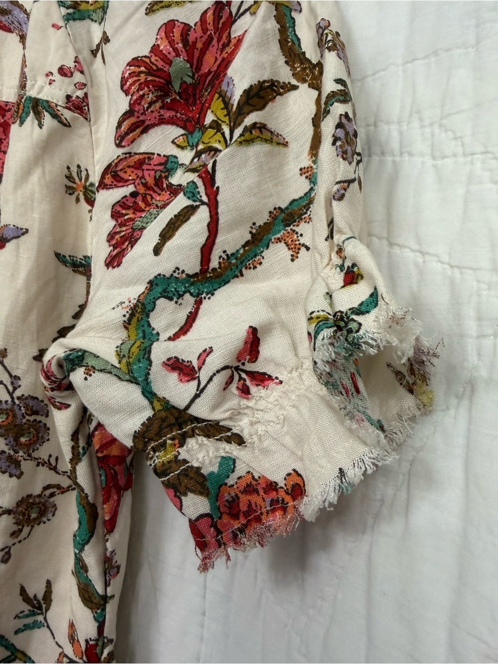 PILCRO Anthropologie Ruffle Collar Button-Down Midi Dress - Picture 11 of 11
